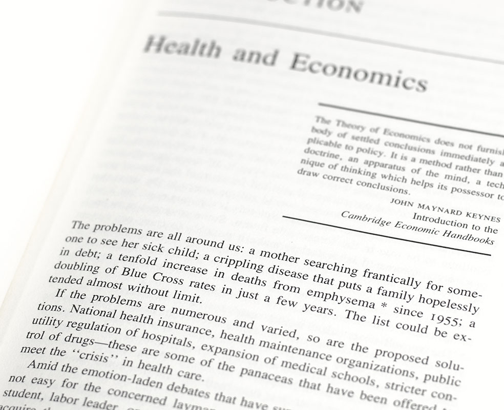 Who Shall Live? Health, Economics, and Social Choice