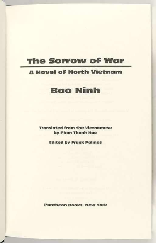 The Sorrow of War: A Novel of North Vietnam