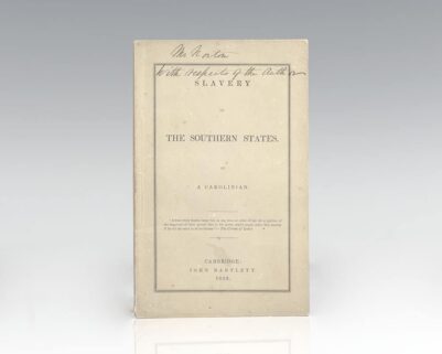 Slavery in the Southern States.