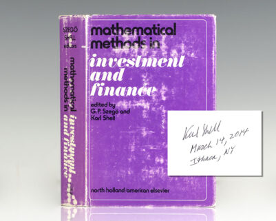 Mathematical Methods in Investment and Finance.