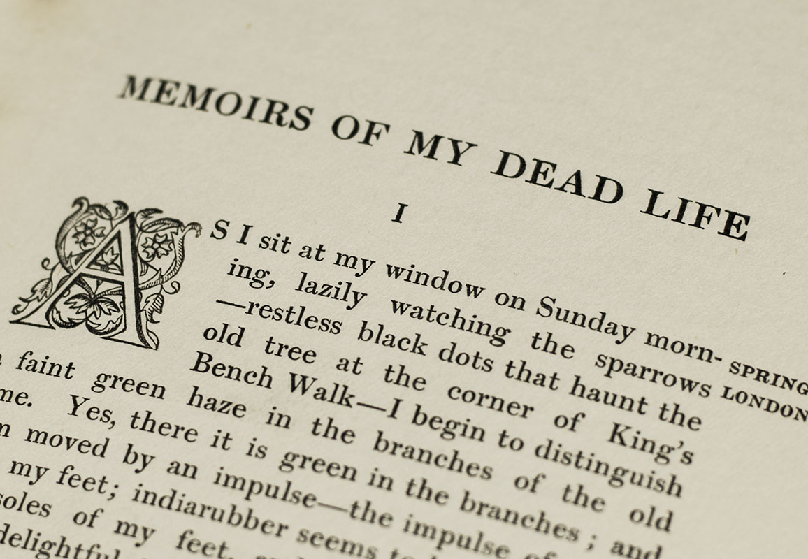 Memoirs Of My Dead Life.