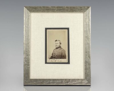 Ulysses S. Grant Signed Carte de Visite.