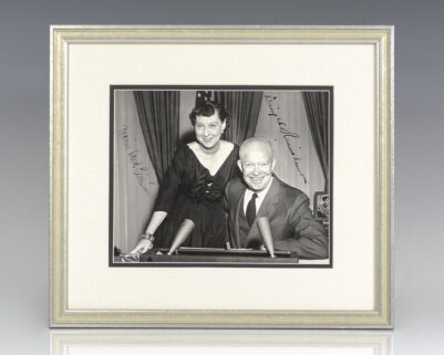Dwight D. and Mamie Doud Eisenhower Signed Photograph.