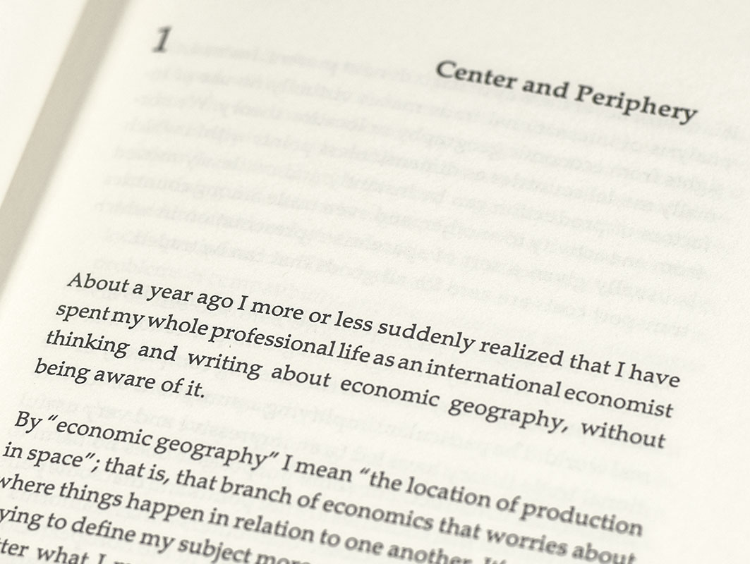 Geography and Trade.