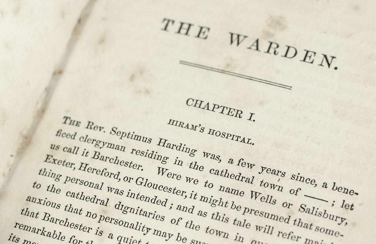 Framley Parsonage, The Warden, and Doctor Thorne.