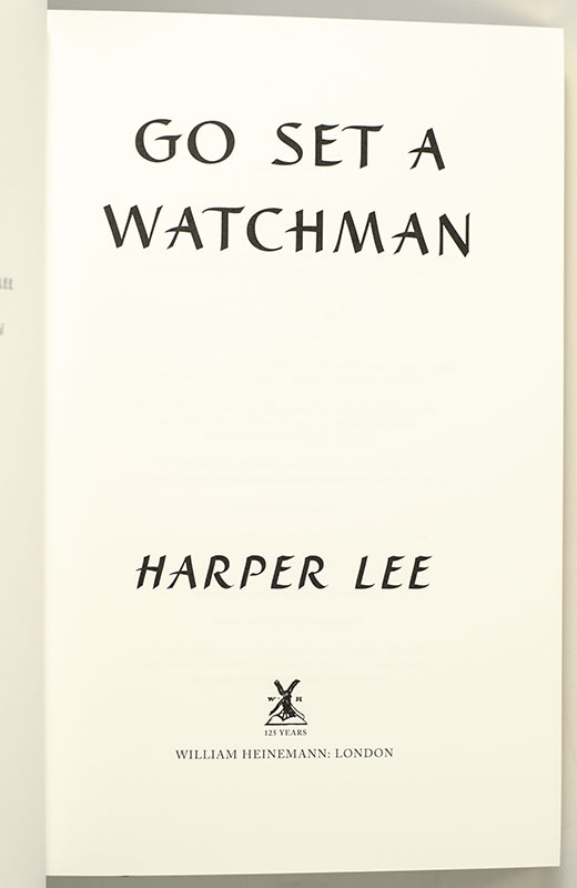 Go Set A Watchman.