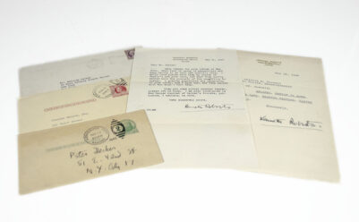 Kenneth Roberts Signed Letter Collection.