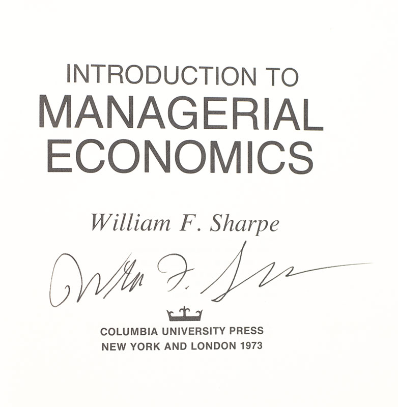 Introduction To Managerial Economics.