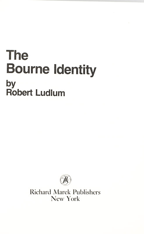 The Bourne Identity.