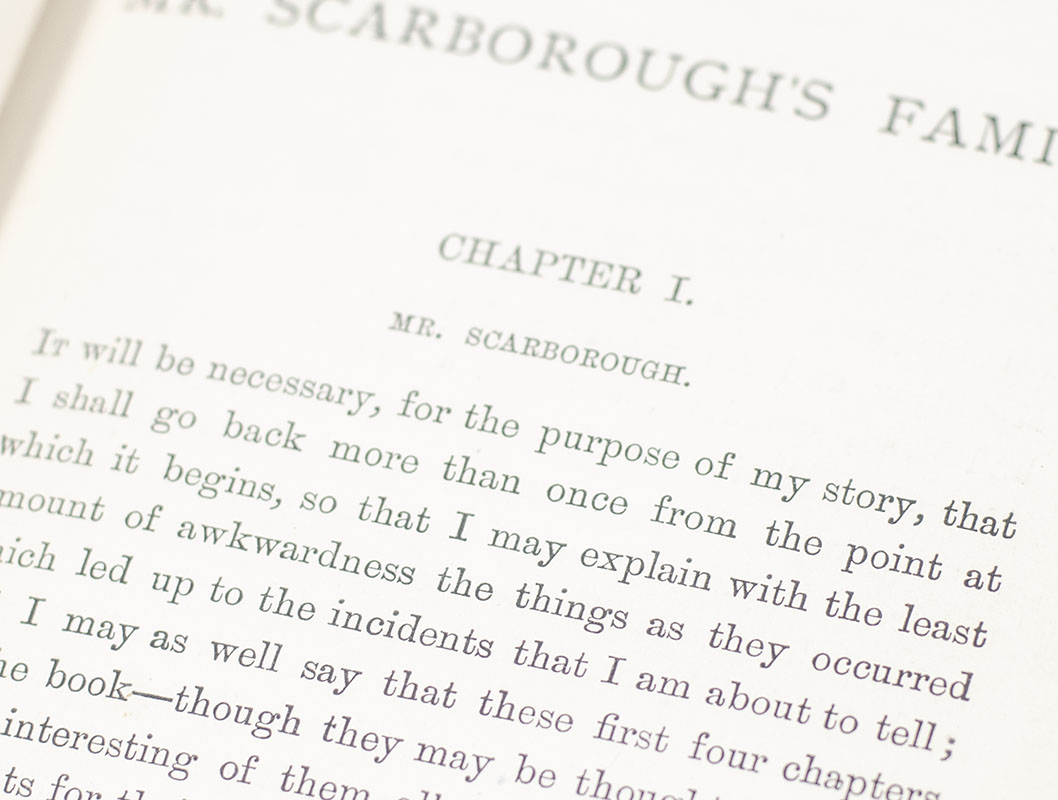 Mr. Scarborough's Family and An Old Man's Love.