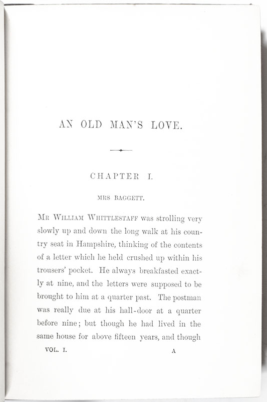 Mr. Scarborough's Family and An Old Man's Love.