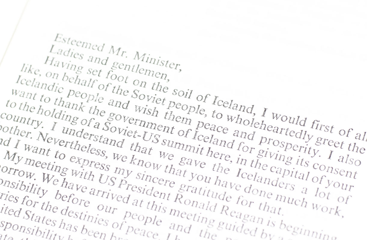 The Results and Lessons of Reykjavik.