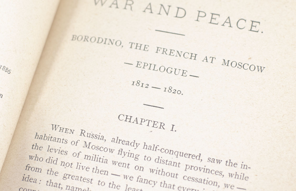 War and Peace. A Historical Novel.