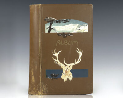 Antique Postcard Collection Album.
