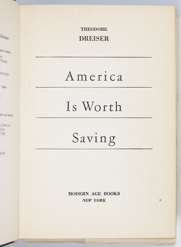 America is Worth Saving.