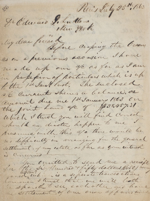 Two Civil War Letter Books.