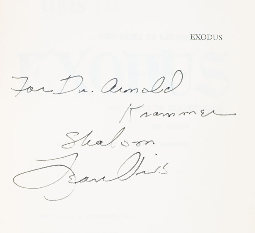 Exodus: A Novel of Israel.