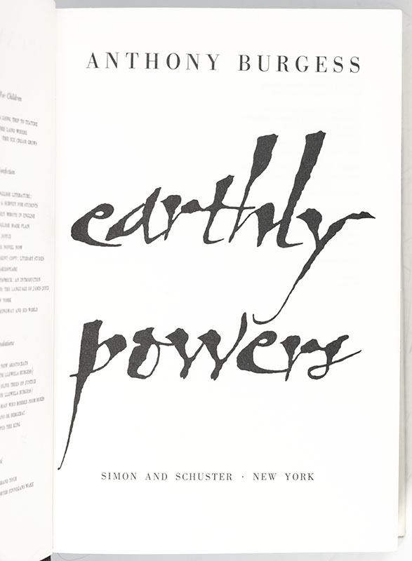 Earthly Powers.