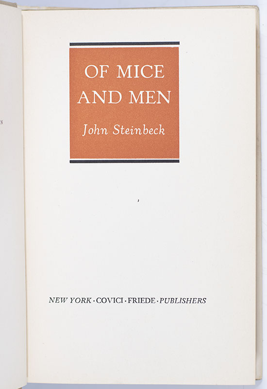 Of Mice and Men.