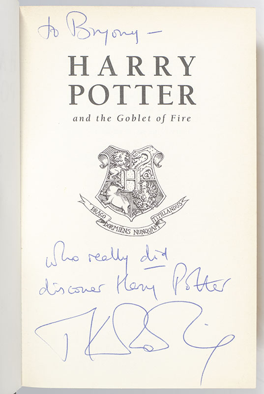 Harry Potter and the Goblet Of Fire.
