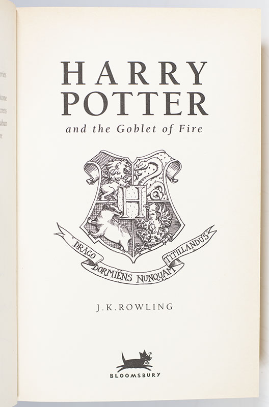 Harry Potter and the Goblet Of Fire.