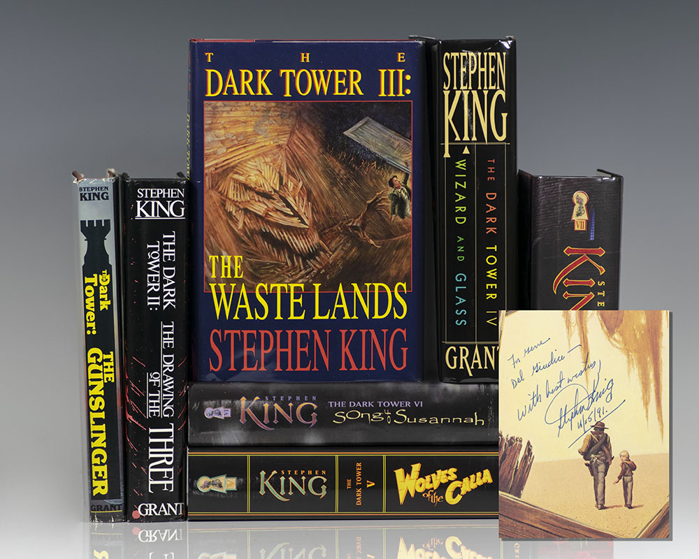 The Dark Tower Set. Volume I: The Gunslinger; Volume II: The Drawing of the Three; Volume III: The Waste Lands; Volume IV: Wizard and Glass; Volume V: Wolves of the Calla; Volume VI: Song of Susannah; Dark Tower VII.