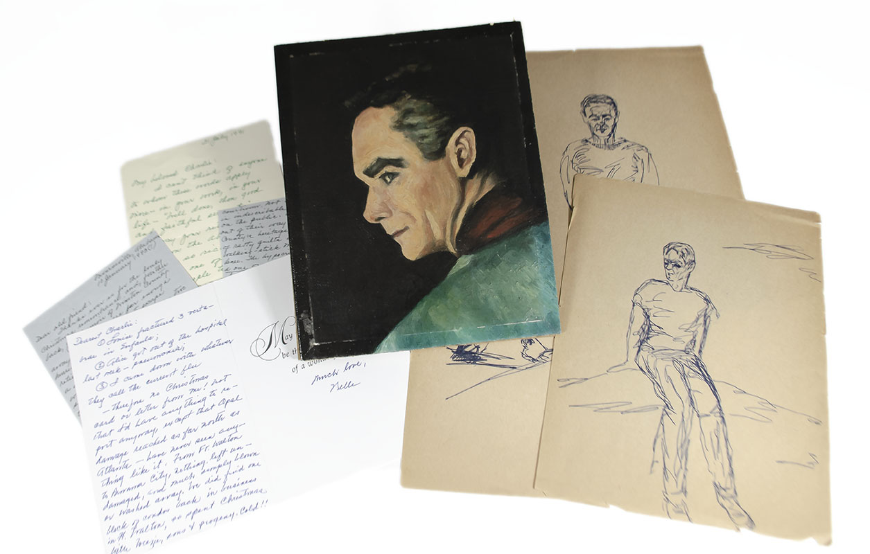 To Kill a Mockingbird. Original Harper Lee Drawing, Painting and Letter Collection.