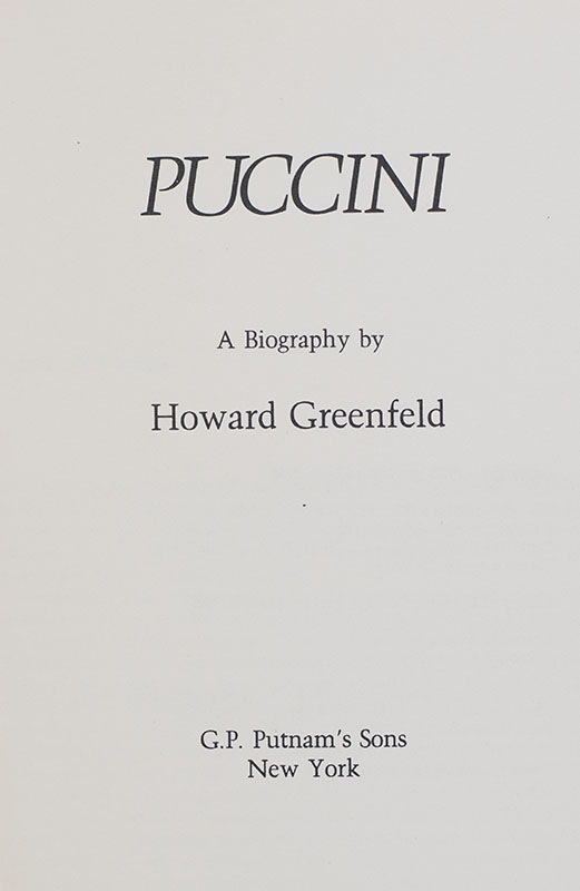 Puccini.