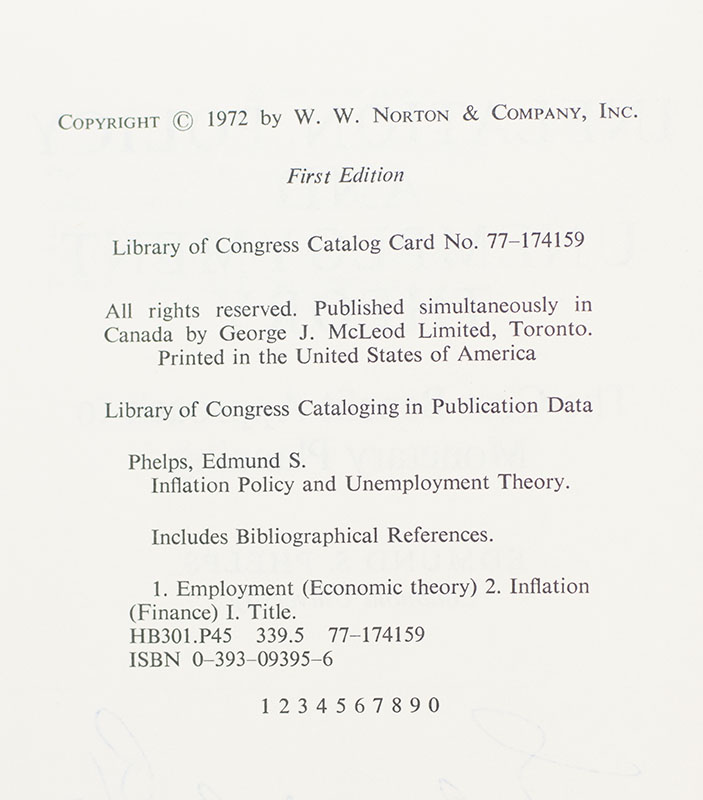 Inflation Policy and Unemployment Theory: The Cost-Benefit Approach to Monetary Planning.