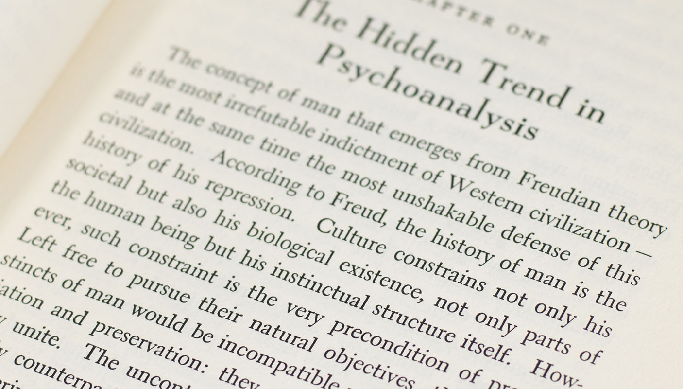 Eros and Civilization: A Philosophical Inquiry into Freud.