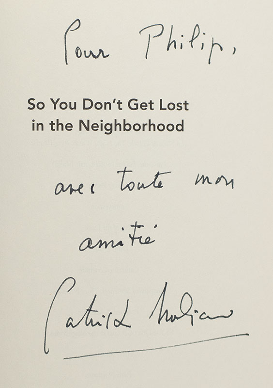 So You Don't Get Lost in the Neighborhood.