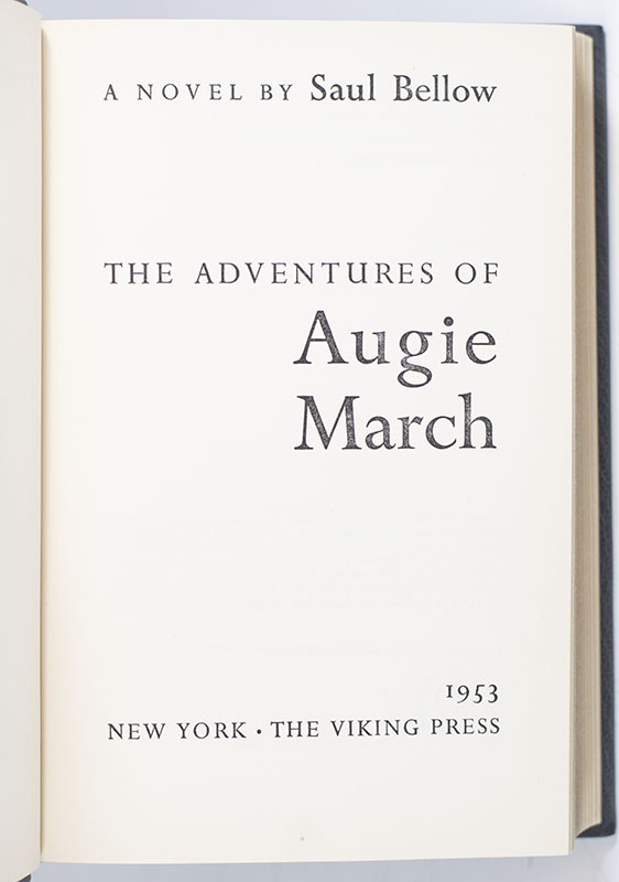 The Adventures of Augie March.