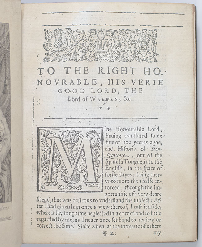 The History of Don-Quixote. The First Parte. The Second Part of the History of the Valorous and Witty Knight-Errant, Don Quixote of the Mancha. Written in Spanish by Michael Cervantes: and now translated into English.