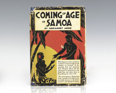 Coming of Age in Samoa: A Psychological Study of Primitive Youth in Western Civilisation.