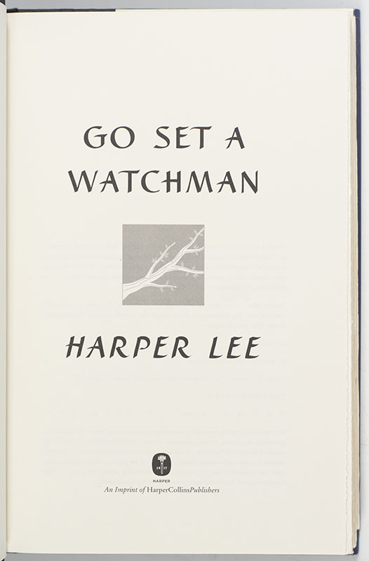 Go Set A Watchman.