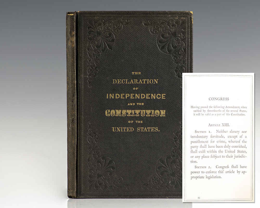 Declaration of Independence and Constitution of the United States.