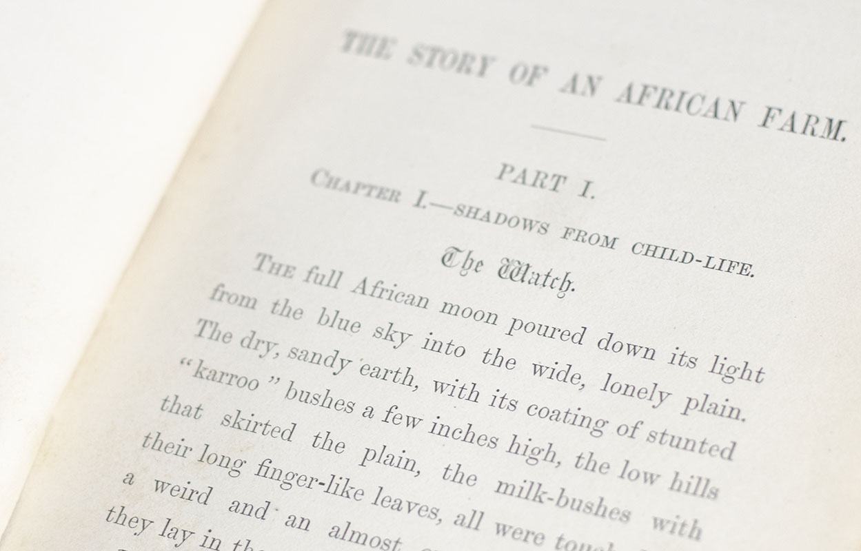 The Story of an African Farm: A Novel.