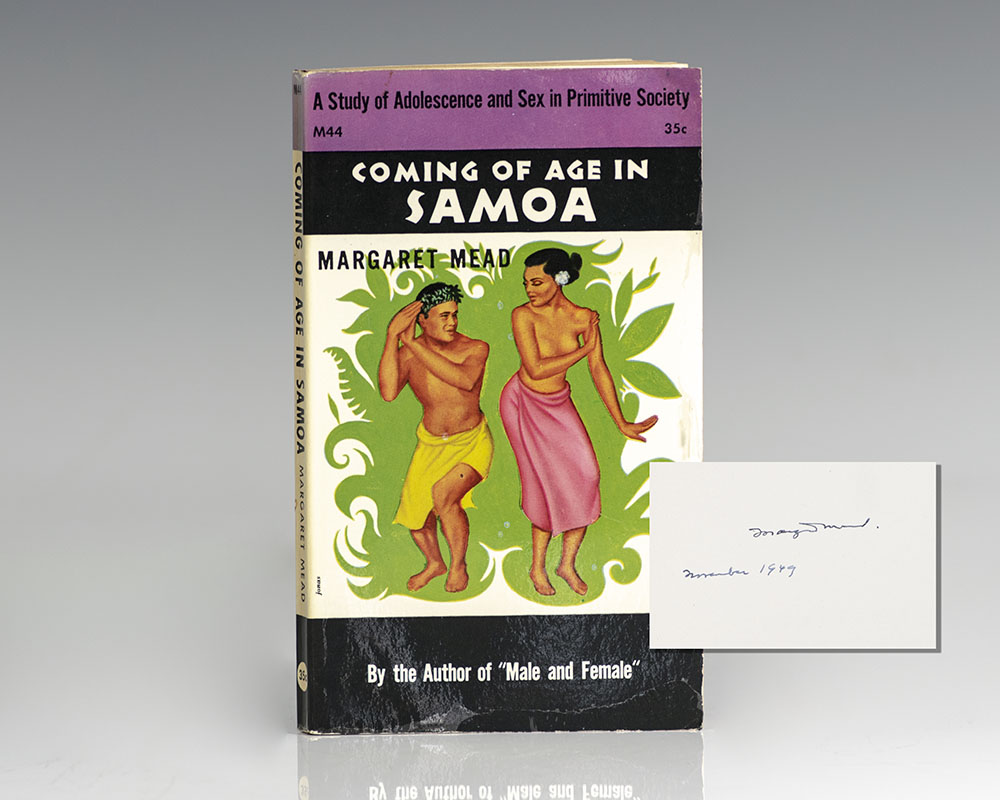 Coming of Age in Samoa: A Psychological Study of Primitive Youth in Western Civilisation.