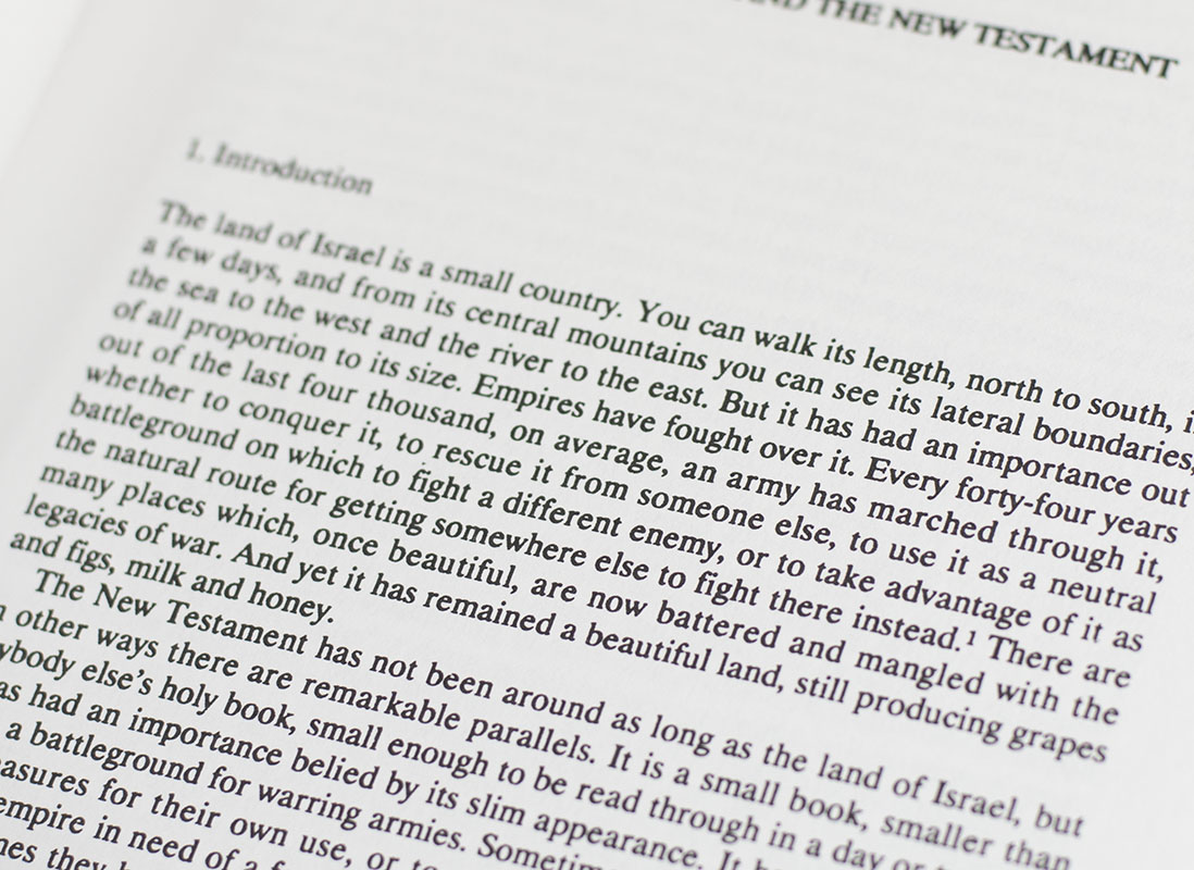 The New Testament and the People of God.
