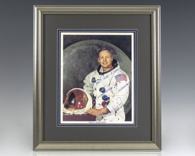 Neil Armstrong Signed Photograph.
