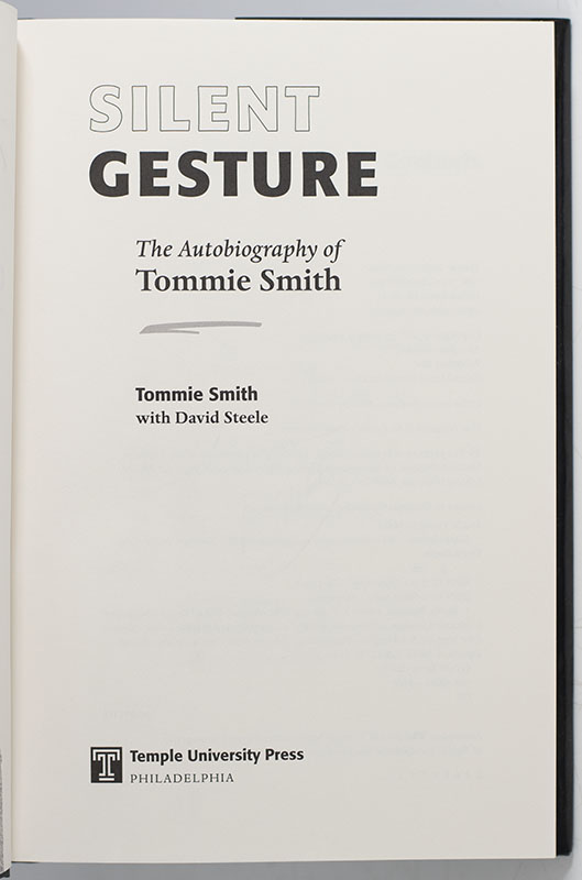 Silent Gesture: The Autobiography of Tommie Smith.