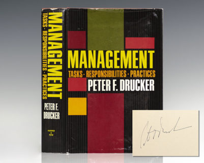 Management: Tasks, Responsibilities, Practices.