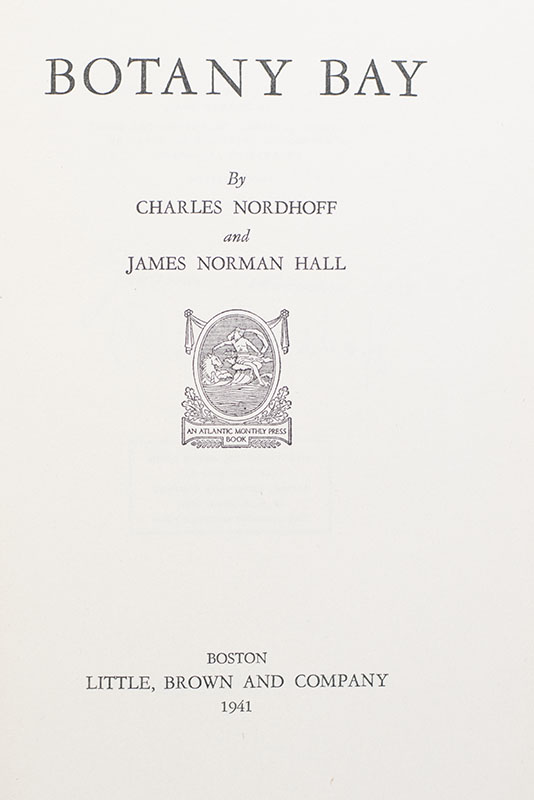 The Collected Works of Charles Nordhoff and James Norman Hall.