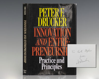 Innovation and Entrepreneurship: Practice and Principles.