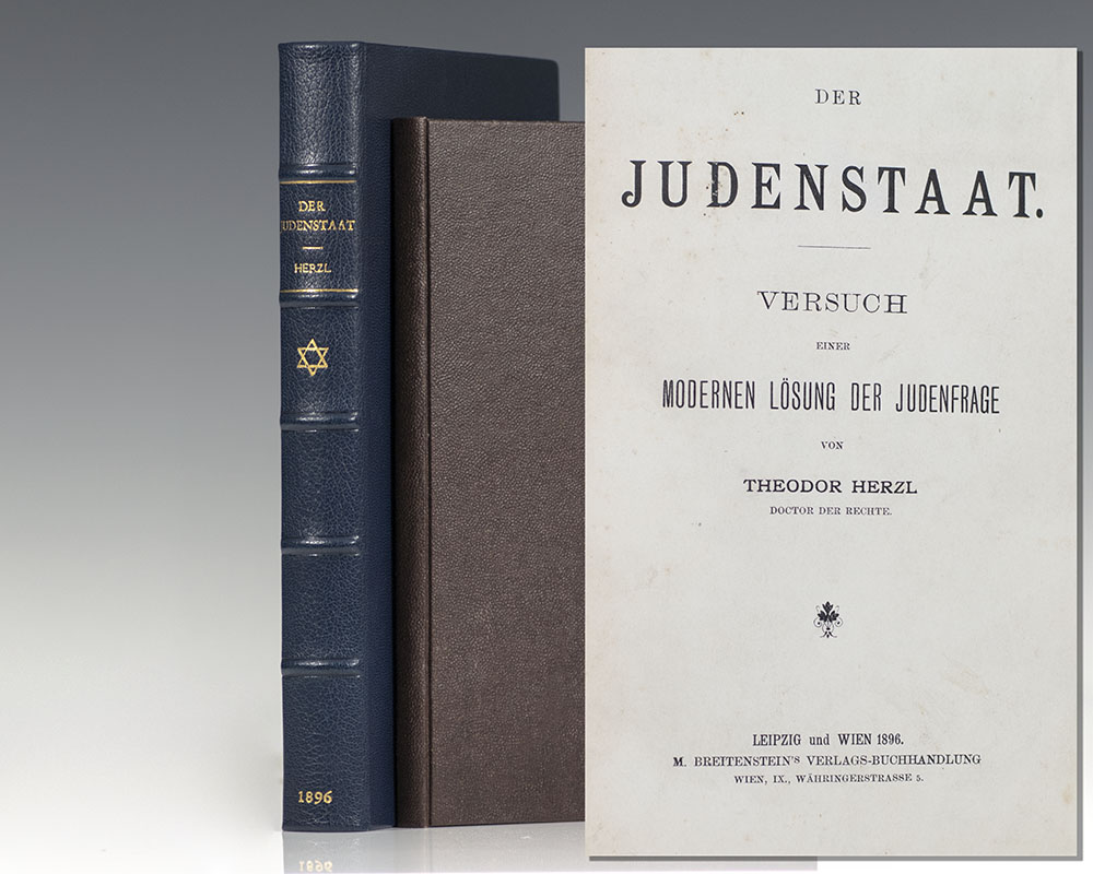 Der Judenstaat: Versuch Einer Modernen Lösung Der Judenfrage.