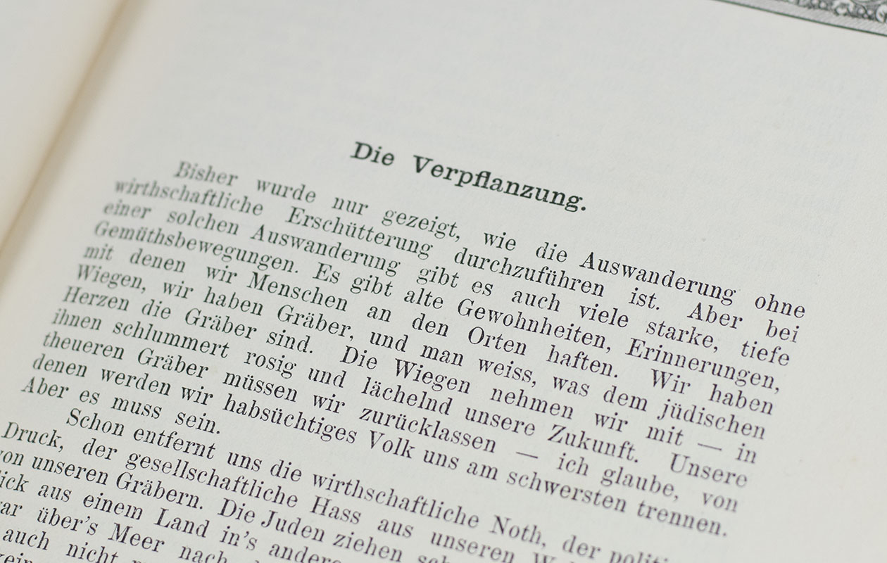 Der Judenstaat: Versuch Einer Modernen Lösung Der Judenfrage.