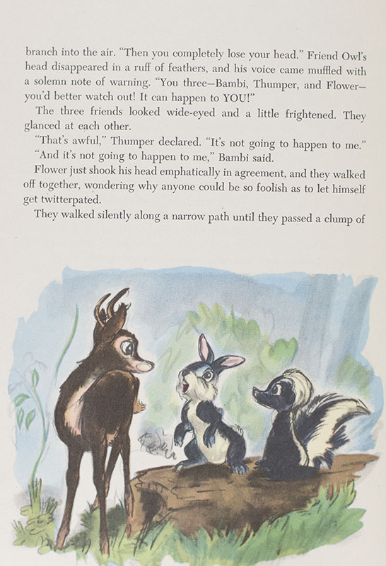 Walt Disney’s Bambi, Adapted from the Novel by Felix Salten.