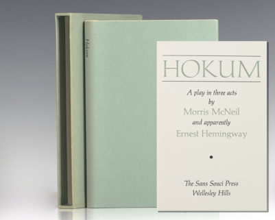 Hokum: A Play in Three Acts.