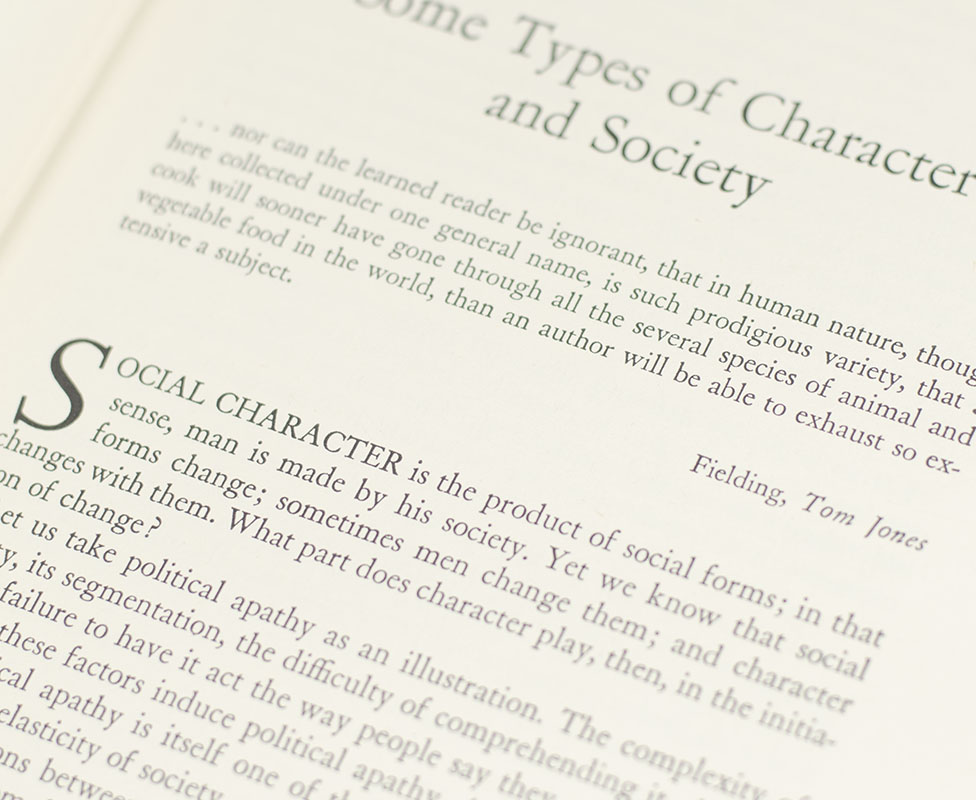 The Lonely Crowd: A Study of the Changing American Character.