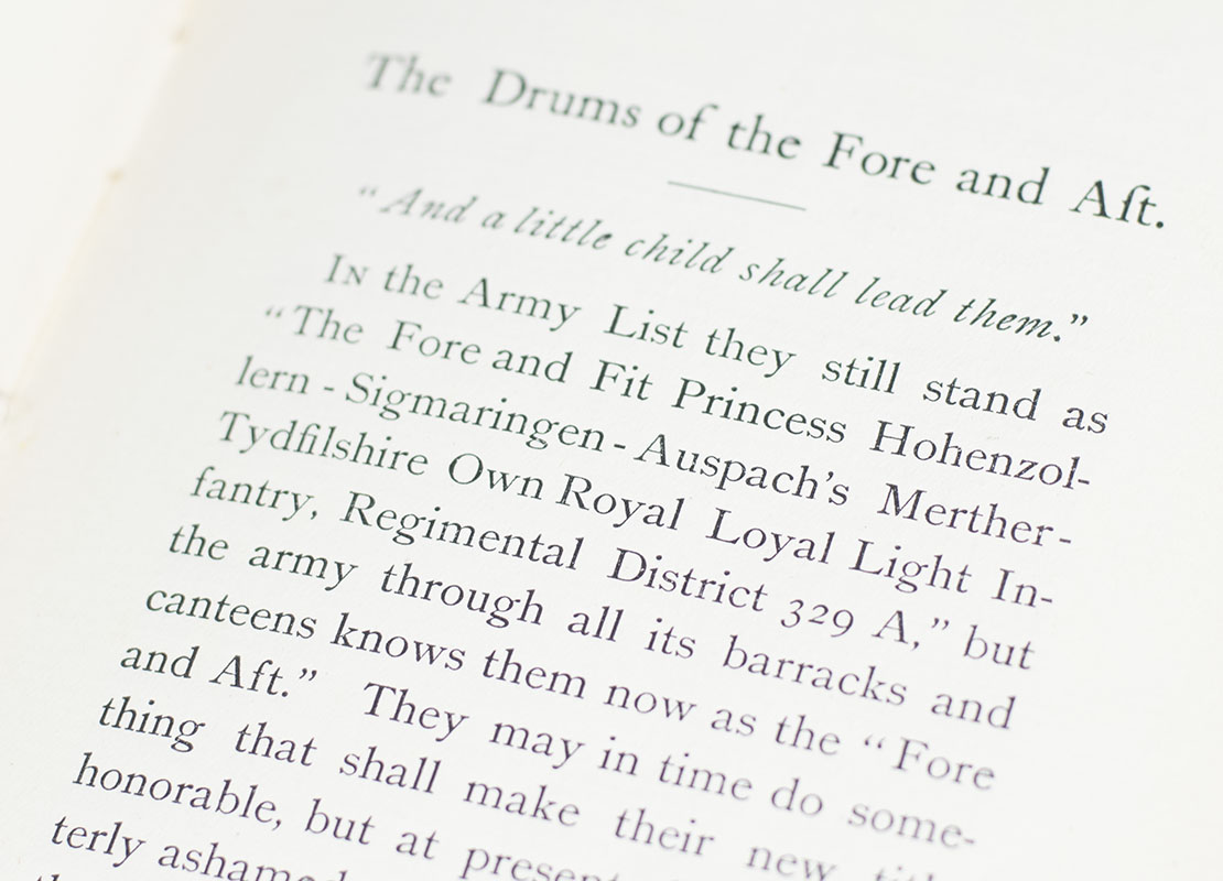 The Drums of The Fore and Aft.